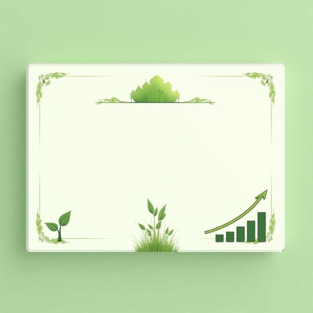 Representación gráfica de bonos verdes y su impacto
