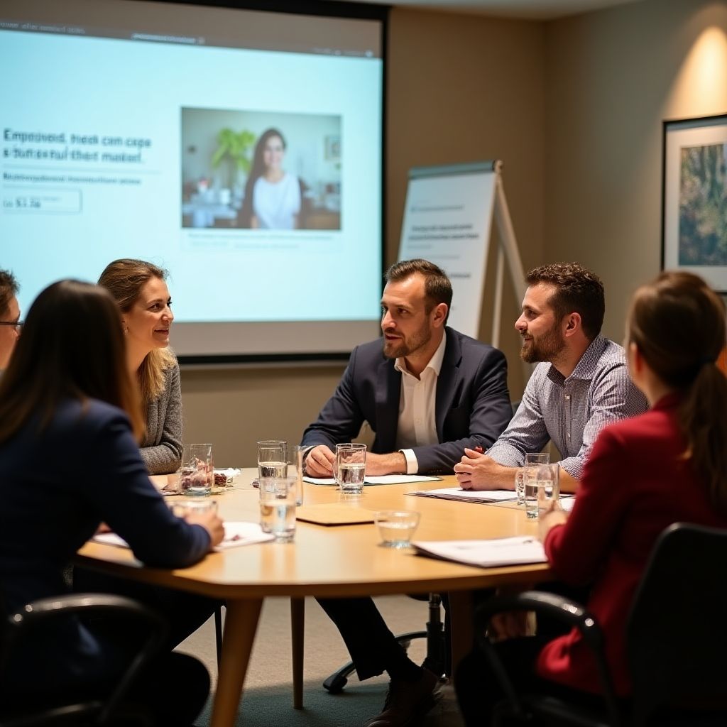 Emprendedores sociales recibiendo financiación de impacto